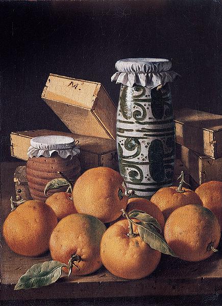 Luis Egidio Melendez Still Life with Oranges